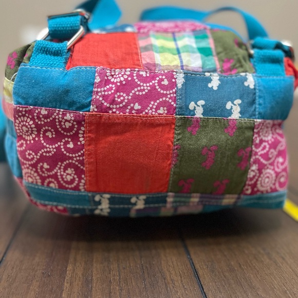 Disney Parks Mickey Mouse Multicolor Cloth Patchwork Mini Backpack
10x9" Boho - Picture 10 of 11